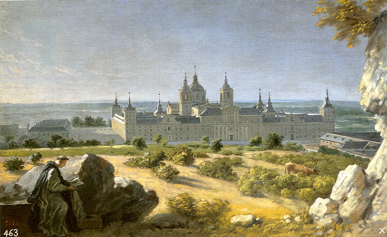Miguel Ángel Houasse: Vista del Monasterio de El Escorial desde Poniente. Madrid, Patrimonio Nacional.
